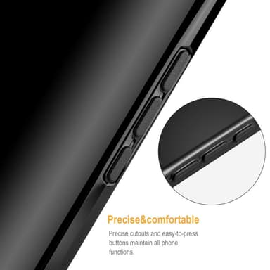 Huawei MATE 30 PRO Suojakuori Kotelo (Musta)