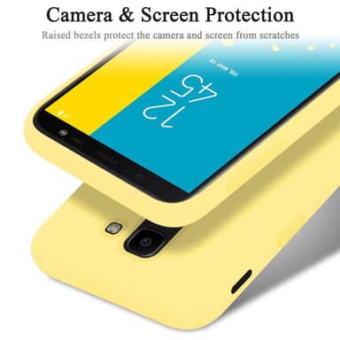 Samsung Galaxy J6 2018 Suojakuori Kotelo (Keltainen)