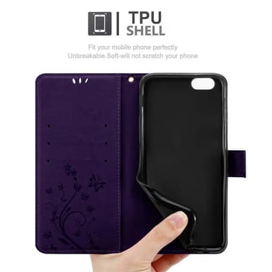 iPhone 6 PLUS / 6S PLUS Suojakuori Lompakkokotelo