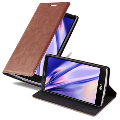 LG G4 / G4 PLUS Suojakuori Lompakkokotelo (Ruskea)