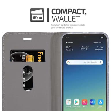LG K40S Suojakuori Lompakkokotelo (harmaa)