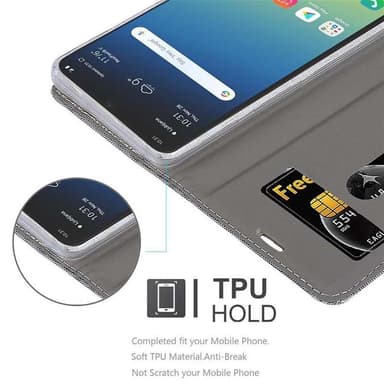LG K40S Suojakuori Lompakkokotelo (harmaa)