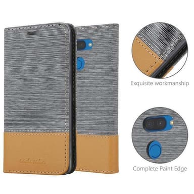 LG K40S Suojakuori Lompakkokotelo (harmaa)