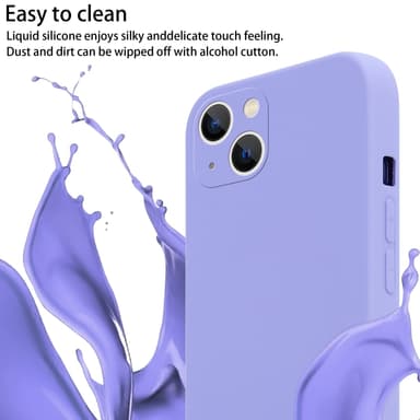 Suojakuori iPhone 14 PLUS Kotelo Ketju (Violetti)