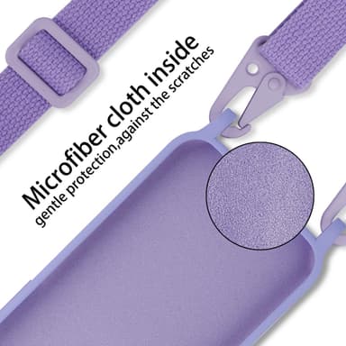 Suojakuori iPhone 14 PLUS Kotelo Ketju (Violetti)