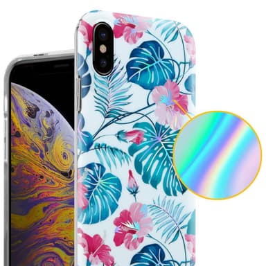 iPhone XS MAX Suojakuori Lompakkokotelo (Valkoinen)