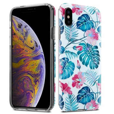 iPhone XS MAX Suojakuori Lompakkokotelo (Valkoinen)