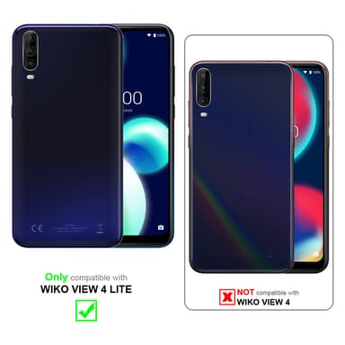 WIKO VIEW 4 LITE Suojakuori Universaali (Musta)