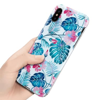 iPhone XS MAX Suojakuori Lompakkokotelo (Valkoinen)