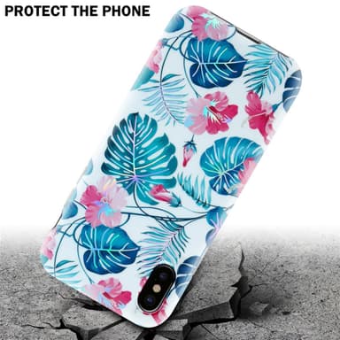 iPhone XS MAX Suojakuori Lompakkokotelo (Valkoinen)