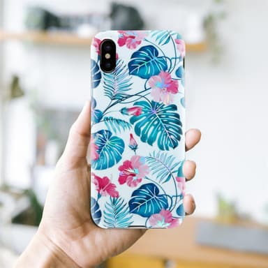 iPhone XS MAX Suojakuori Lompakkokotelo (Valkoinen)