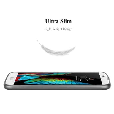 LG K10 2016 Suojakuori Kotelo (harmaa)