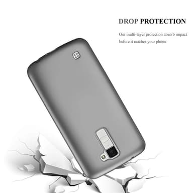 LG K10 2016 Suojakuori Kotelo (harmaa)