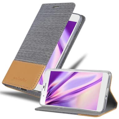 Honor 6 PLUS Suojakuori Lompakkokotelo (harmaa)