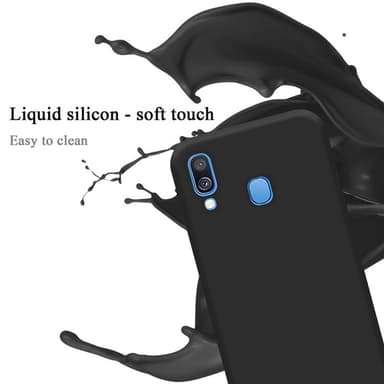 Samsung Galaxy A40 Suojakuori Kotelo Case (Musta)
