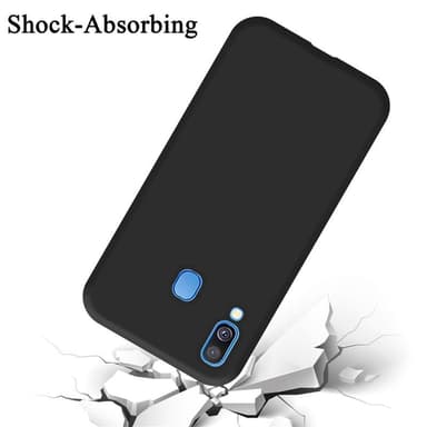 Samsung Galaxy A40 Suojakuori Kotelo Case (Musta)