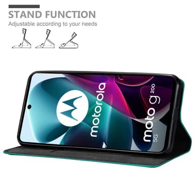 Motorola MOTO G200 5G Suojakuori Lompakkokotelo