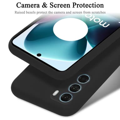 Motorola MOTO G200 5G Suojakuori Kotelo (Musta)