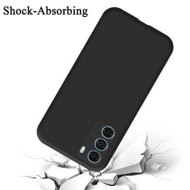 Motorola MOTO G200 5G Suojakuori Kotelo (Musta)