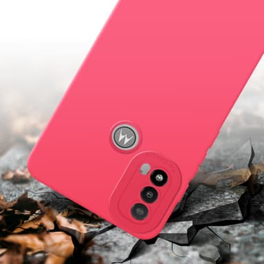 Motorola MOTO E20 Suojakuori Kotelo (Punainen)