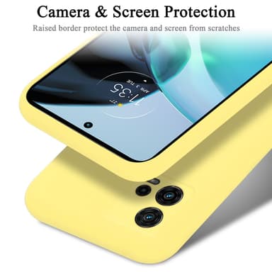 Motorola MOTO G72 Suojakuori Kotelo (Keltainen)