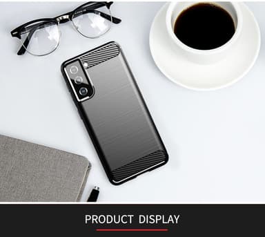 Suojakuori Samsung Galaxy S21 PLUS Kotelo (Musta)