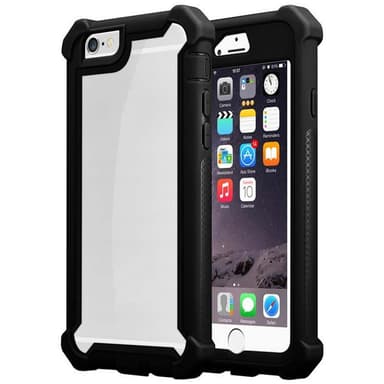iPhone 6 / 6S Suojakuori Kotelo (Musta)