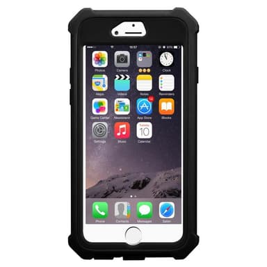 iPhone 6 / 6S Suojakuori Kotelo (Musta)