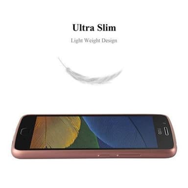 Motorola MOTO G5 Suojakuori Kotelo (Vaaleanpunainen)