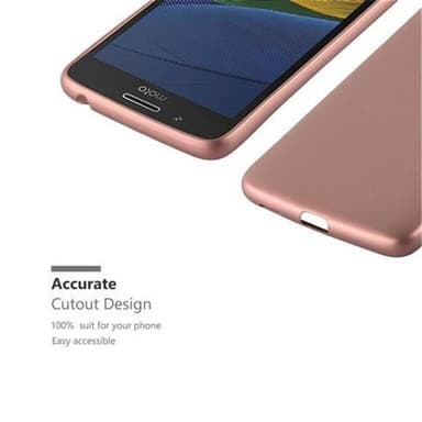 Motorola MOTO G5 Suojakuori Kotelo (Vaaleanpunainen)