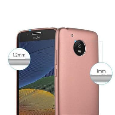 Motorola MOTO G5 Suojakuori Kotelo (Vaaleanpunainen)