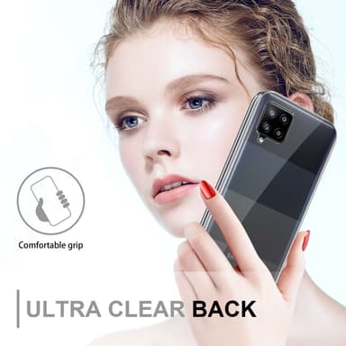 Samsung Galaxy A42 4G Suojakuori Cover (Läpinäkyvä)
