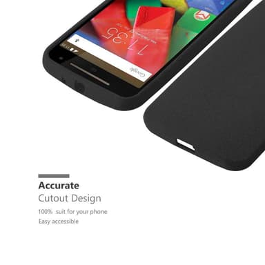 Suojakuori Motorola MOTO G2 Kotelo (Musta)