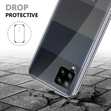 Samsung Galaxy A42 4G Suojakuori Cover (Läpinäkyvä)