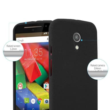 Suojakuori Motorola MOTO G2 Kotelo (Musta)