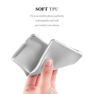 iPhone 12 PRO MAX Suojakuori Kotelo (Hopea)