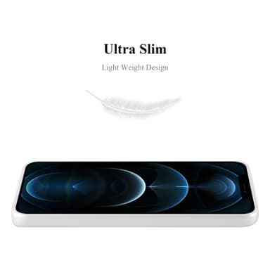iPhone 12 PRO MAX Suojakuori Kotelo (Hopea)