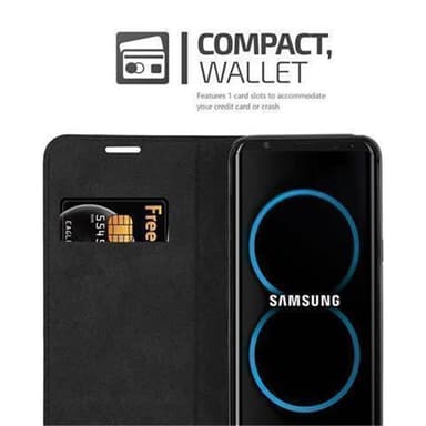 Samsung Galaxy S8 Suojakuori Lompakkokotelo (Turkoosi)
