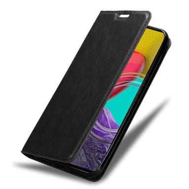 Samsung Galaxy M53 5G Suojakuori Lompakkokotelo (Musta)