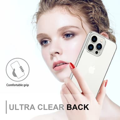 iPhone 14 PRO MAX Suojakuori Cover (Läpinäkyvä)