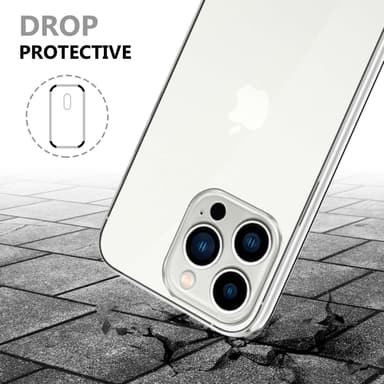 iPhone 14 PRO MAX Suojakuori Cover (Läpinäkyvä)