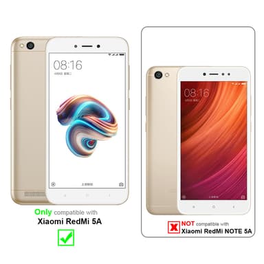 Xiaomi RedMi 5A Suojakuori Lompakkokotelo (harmaa)