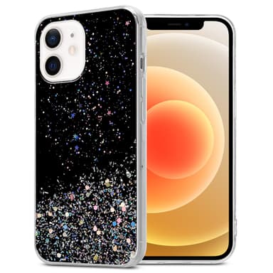 iPhone 12 MINI Suojakuori Kotelo (Musta)