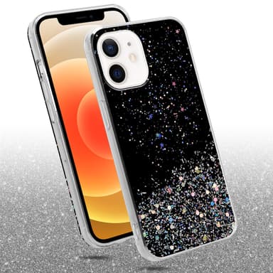 iPhone 12 MINI Suojakuori Kotelo (Musta)