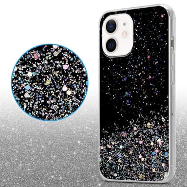 iPhone 12 MINI Suojakuori Kotelo (Musta)