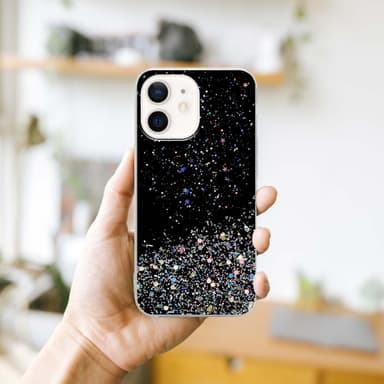 iPhone 12 MINI Suojakuori Kotelo (Musta)
