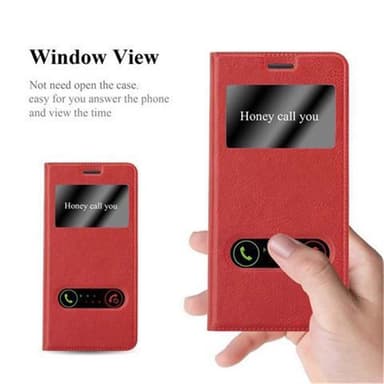 Lompakkokotelo Samsung Galaxy S7 EDGE Case (Punainen)
