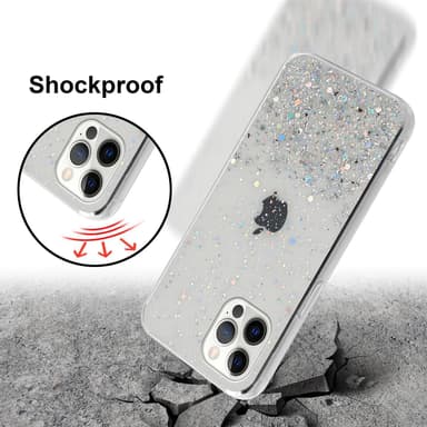 iPhone 12 / 12 PRO Suojakuori Kotelo (Läpinäkyvä)