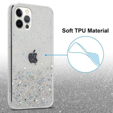 iPhone 12 / 12 PRO Suojakuori Kotelo (Läpinäkyvä)