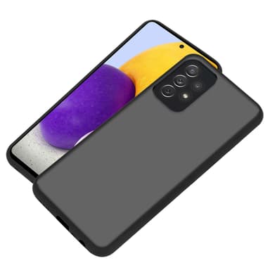 Samsung Galaxy A72 4G / 5G Suojakuori Kotelo (Musta)